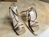 Zingj 2023 High Heel Fashion Winding Strap Sandal Women's Head Wine Cup Heel Sandal
