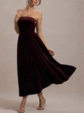 Women's Sleeveless Sexy Solid Color Body-Repair Dress Dress Dress Women