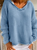 Hair Knitting Hoodie Hoodie Hoodie Thin Loose