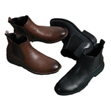 Boots Men's 2025 New British Style Cover Feet Men's Boots Casual One Foot Pedal Martin Boots Men's