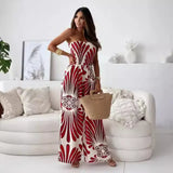 Zingj Hot Style Autumn New One-Word Shoulder And Waist Jumpsuit