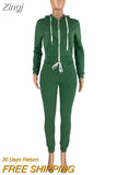 Autumn Sporty Women's Set Hooded Sweatshirt Jogger Pants Set Activewear Tracksuit Two Piece Set Print Fitness