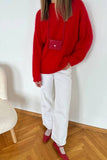 Short Gray Jacket Sweater For The Autumn And Winter 2025 Loose Long-Haired Alpaca Collar Knitted