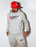 Letter Print Men's And Women's Multi-Color Warm Two Sets Of Loose Hoodie + Pants Jogging