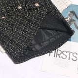 Fragrant A-Dress Dress Girl 2025 Autumn And Winter Silver Silk High-Waisted Lattice In Super Fire Bag Hip Skirt