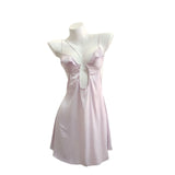 Pajamas Women 2025 New Spring And Autumn Homewear Summer Ice Silk Pure Desire With Chest Pads Hanging