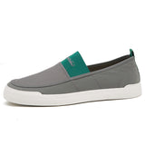 Flash Summer New Men's Shoes Trend Comfortable With Breathable Low Help Flat Sole Pedaling Net Panel