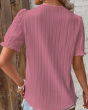 Summer New Holiday Fashion Hollow Short-Sleeved Women's