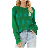 Christmas Tree Jackup Christmas Sweater Women's Casual Jack
