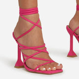 Strapped High-Heeled Sandals With Velvet 2025 New Sexy Women's Shoes