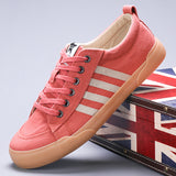 Men's Canvas Shoes Men's 2025 Autumn New Casual Fashion Shoes One Foot Pedal Soft Sole Casual