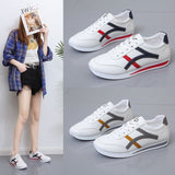 White Students Sports Leisure Flat Shoes Large Size Small White Shoes Women 2025 New Spring Breathable