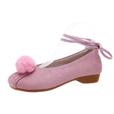 Zingj Ball Embroidered Cloth Shoes Girl Low Heel Embroidered Hanfu Shoes Ancient Costume Stage Dance
