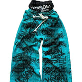 New Popular Print Wide Leg Pants Fake Two Teen Hip