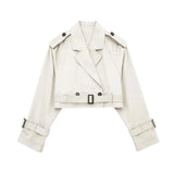 New Women's Short Cut Wind Coat Jacket Jacket Female