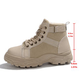 Boots Women's Size 2025 Spring And Autumn New British Wind Women's Shoes Increases Short Boots Autumn And Winter Women's