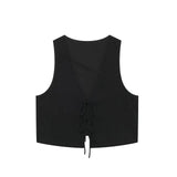 New Texture Vest Top 8338772 Long Dress
