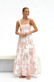 Zingj Spring And Summer New Simple Print Fashion Slip Big Skirt