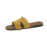 Retro Birkens Slippers Women Wear 2025 Summer H-Type Drag Leisure Flat Cool Slippers Beach