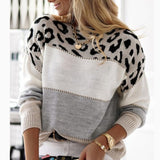 Round-Neck Casual Sweater Autumn And Winter New Women's Knitted Shirt Women's Long-Sleeved Bottom
