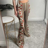 Spot Women's Wear Fall 2025 New Fashion Bohemian Print Casual