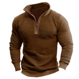 Version Of The 2025 Autumn Men's Coat Casual Jersey Wish Bump Color Zipper Shirt Multi-Color Multi-Code