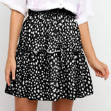 High Waist Vacation Fashion Printed Small Floral Short