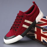 The Autumn Of 2025, The New Men's Canvas Shoes Are Light And Breathable, And The Casual Shoes Are Men's Low-Top Flat Bottom Lace