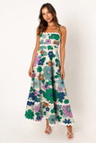Zingj Summer New Solid Color Lace Stitching With Elegant Strapless Oversized Hem