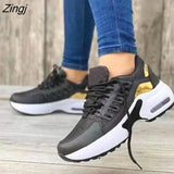 Women's Large Size Tennis Casual Shoes Increase Fashion Thick-soled Sneakers Light Vulcanized Socks Air Cushion Breathable