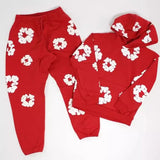 Tide Brand Foam Print Loose Sweater Y2K Hip Hop Street Suit For Men And