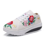 Zingj Shoes, Sports Shoes Casual Shoes Students Canvas Shoes Girl Shoes A Foot Pedal Embroidered Cloth