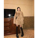 Urchin Toka Fur Coat Teddy Curly Wool Coat Warm Royal Sister