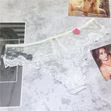 Lace Lady T-Shirt Lace Trousers Heart-Shaped Love Hanging Cotton Crotch Trousers Low-Waisted