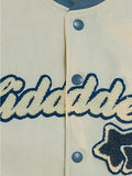 Vintage Embroidery Varsity Jacket- Outfit