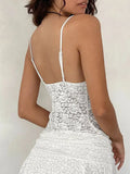 with lace slit