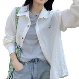 Design Languid Shirt Spring And Autumn Fashion Casual Long Sleeves New Casual Temperament Shirt Loose