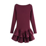 Explosion Women's New Multi-Color Hem Pressure Fold Design