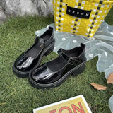 And Summer 2025 JK Uniform Shoes To Increase The Thick Bottom Of The Student Mary Jane High-Heeled Retro Single Shoes