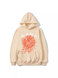 Fashion Hip Hop Print Sp5der Cobweb Hoodie Sweater Suit Men's
