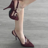 High-Heeled Sandals Women 2025 Summer New Fairy Wind Buckle With Fine And Stylish Casual Head