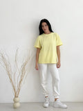 Cotton Collar Solid Color T-Shirt Girl 2025 Spring And Summer New Hot Cotton Short-Sleeved