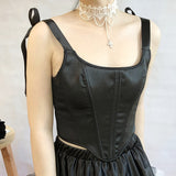 Sante-Faced Clove With Short Plastic Body Fish Bone Small Vest Babes Cute Pink