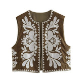 New Embroidery Round Cardigan Fashion Horse