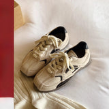De-Sraining Shoes Flat-Soled Casual Shoes Children 2025 Autumn And Winter New Explosion Fashion Sports Aggan