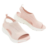 2025 Summer New Leisure Flying Hollow Fish Mouth Beach Women's Sports Sandals