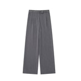 New Pleated Wide-Leg Pants In Spring 9686