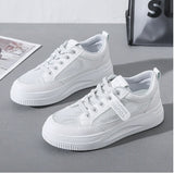 Version Of Fashion Small White Shoes Women 2025 Summer New College Style Shoes Loose Cake Thick-Soled Casual