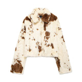 Women's ZA Autumn And Winter New Fashion Simple Leopard Fur Fur