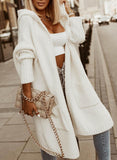 Sweater Cardigan Long Letter Knitted Loose Knit Coat Woman In Autumn/Winter